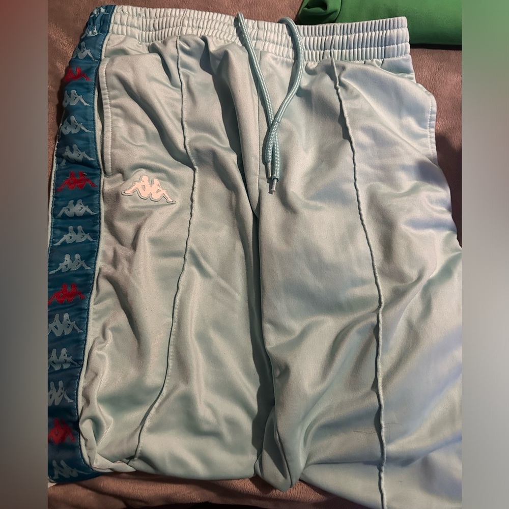 light blue kapa pants